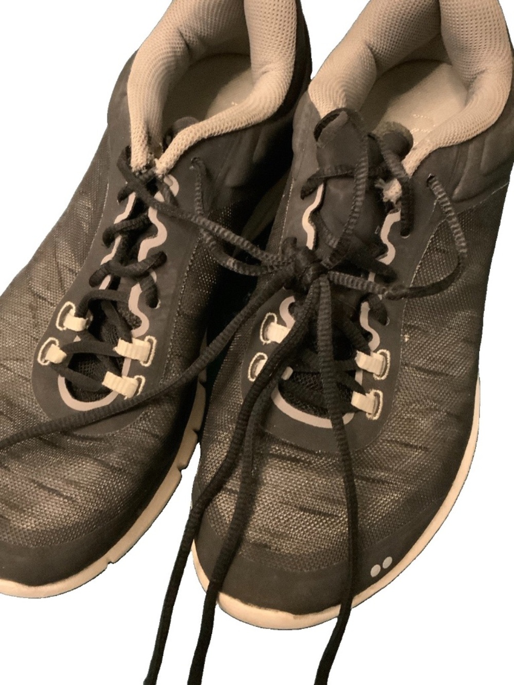 Womens Shoes RYKA Size 7 Black Sneakers Lace Up Running